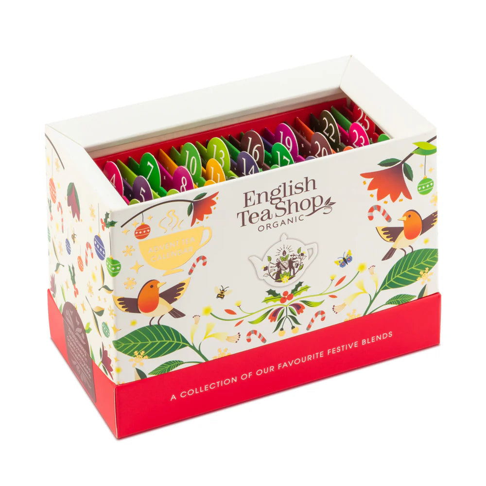 ENGLISH TEA SHOP CHRISTMAS ADVENT CALENDAR 25 SATCHET